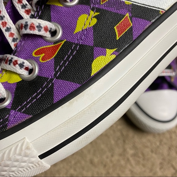 *SOLD* Converse Chuck Taylor DC Comics Harley Quinn High Top Sneakers Size 5/7 - Picture 9 of 13